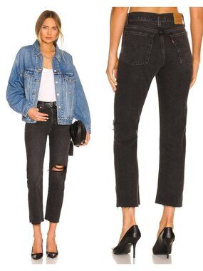 LEVI'S Premium Wedgie Straight Jean Size 29 After Sunset